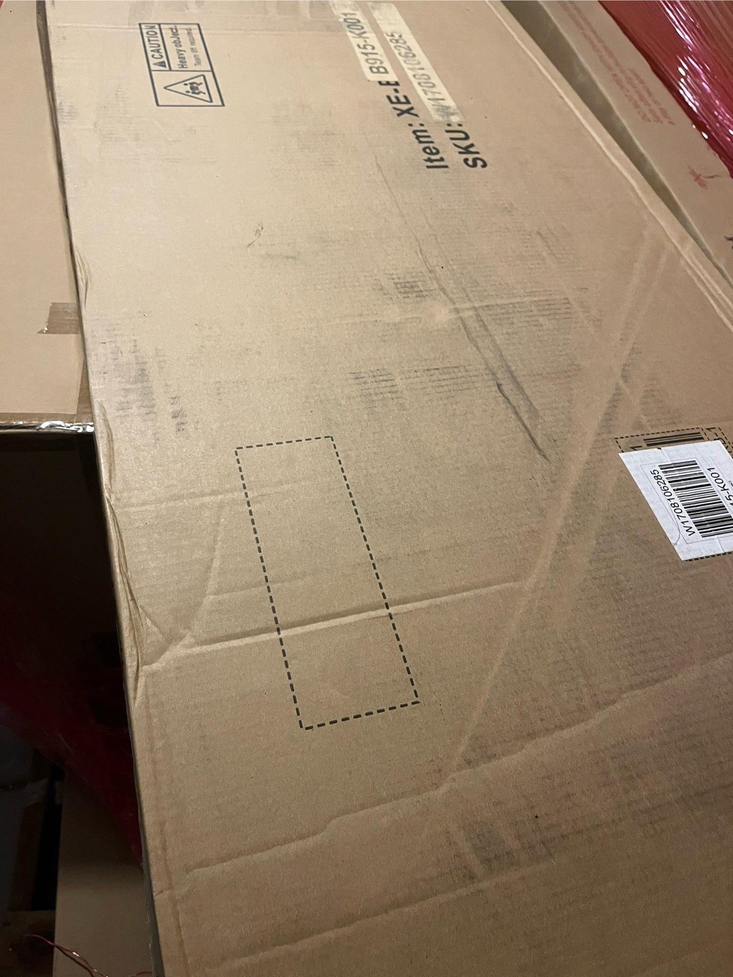 •Dolonm Upholstered King Size Platform Bed Frame, with Headboard and Strong Wooden Slats Metal Bed Frames, No Box Spring Needed Sponge Soft Bag Platfo