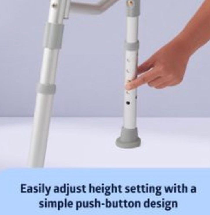 Medline Gray Transfer Bench for Bathtub