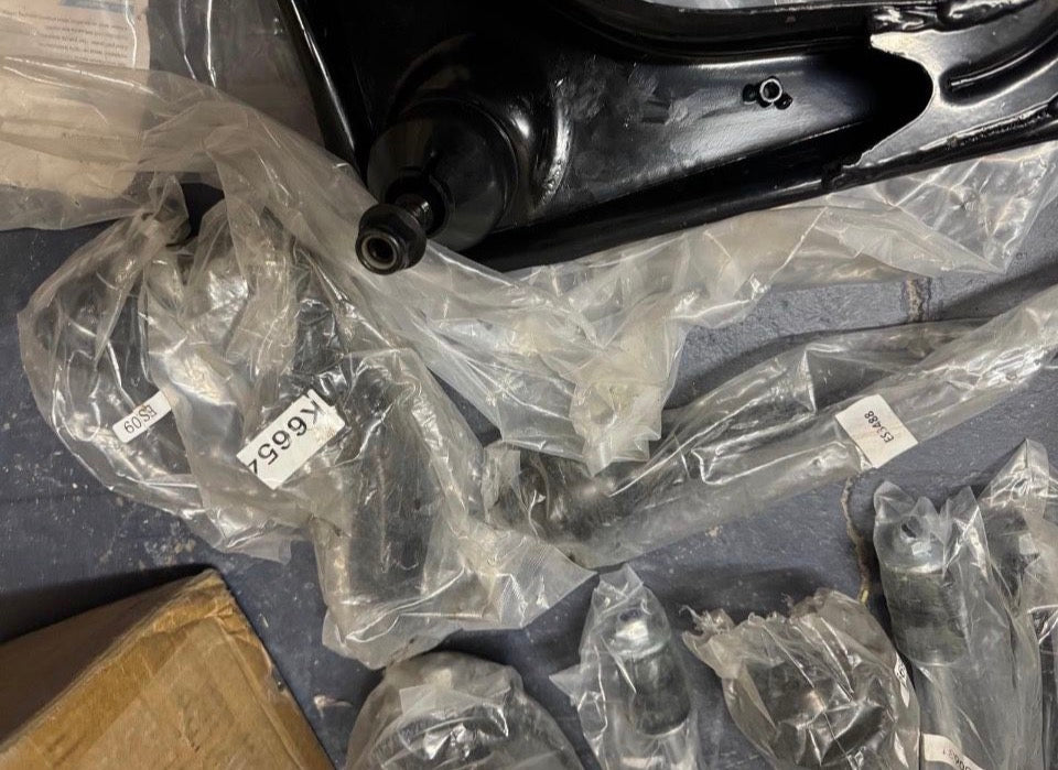 Open Box Brtec 8-Lug Front Upper Control Arms w/Ball Joints 2001-2010 for Chevy Silverado Suburban 1500 HD 2500 3500 for GMC Sierra Yukon XL; for Humm