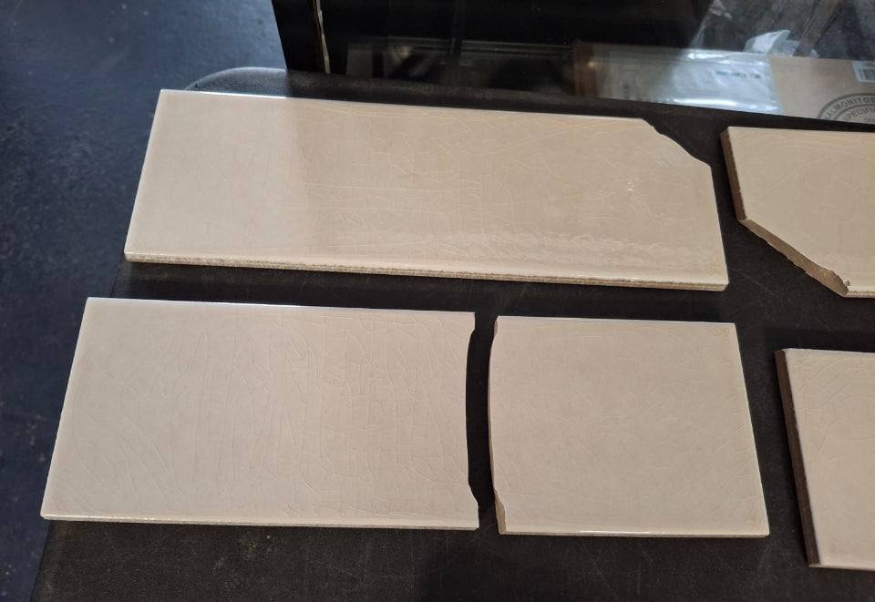Open Box MSI Portico Pearl 4 in. x 12 in. Handcrafted Glossy Ceramic Subway Wall Tile (5 sq. ft. / case)