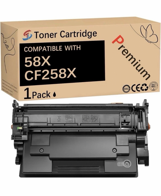 Open Box New AZNITH 58X High Yield Toner Cartridges Replace for HP 58X CF258X Toner