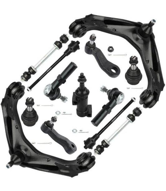 Open Box Brtec 8-Lug Front
Upper Control Arms w/Ball Joints
2001-2010 for Chevy
Silverado Suburban
1500 HD 2500 3500
for GMC Sierra Yukon
XL; for Hummer H2 2003-2009 Upper
Suspension Kit