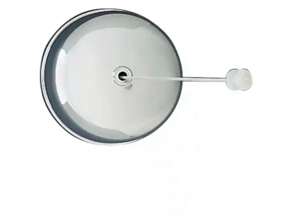 New HOUSEHOLD ESSENTIALS Silver Gray 4 in. H x 4 in. W x 1.5 in. D Metal Wall Mounted Single Line Retractable Clothes Drying Rack