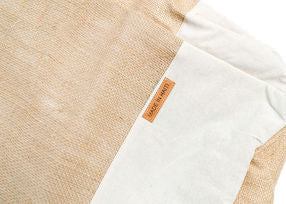 Burlap Market Tote