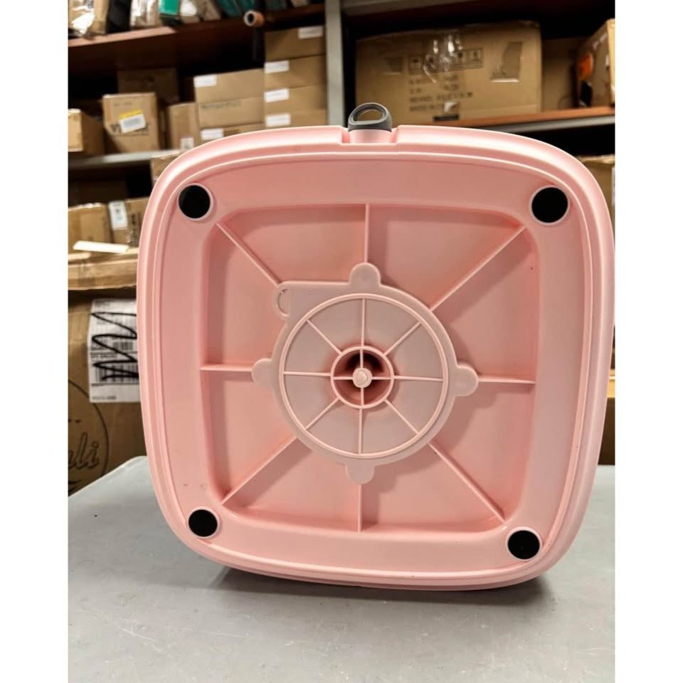 True & Tidy SPIN-800 TrueClean Mop and Bucket System Self Wringing Spin Mop with Separate Compartmen