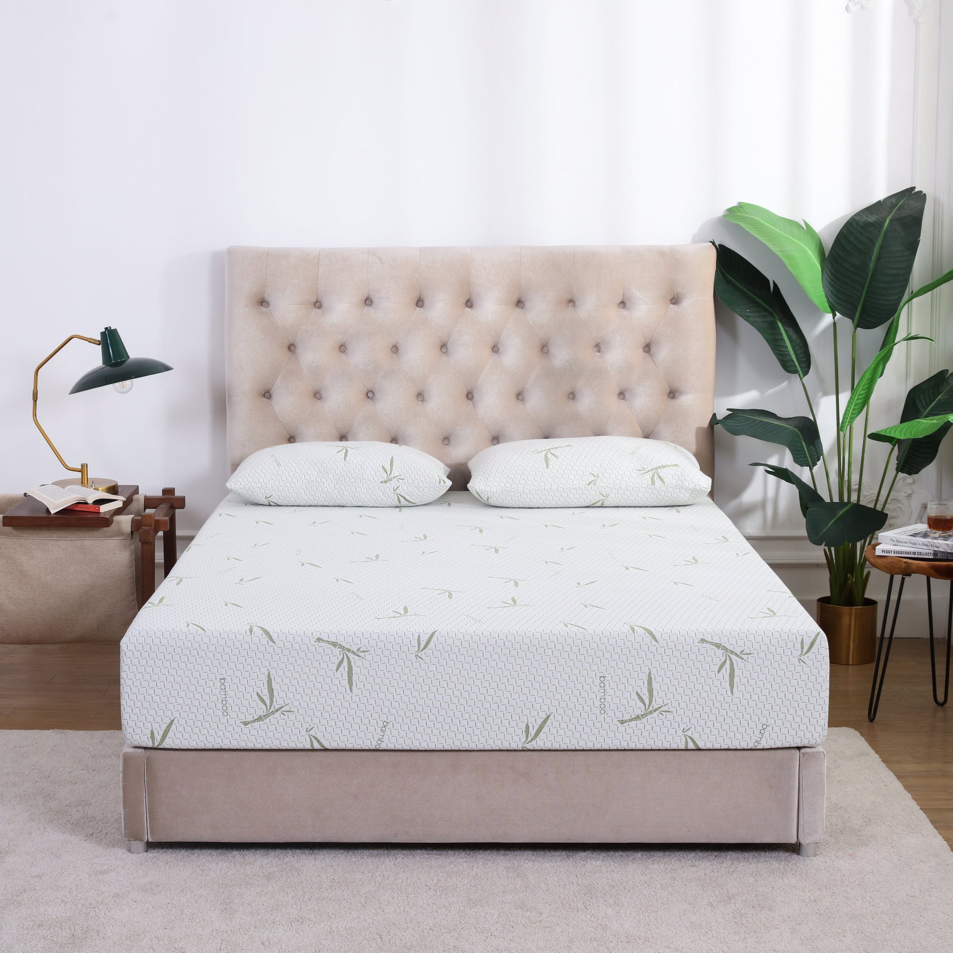 Dreamer Memory foam mattress with genuine memory foam layer and breathable base foam in a modern bedroom setup