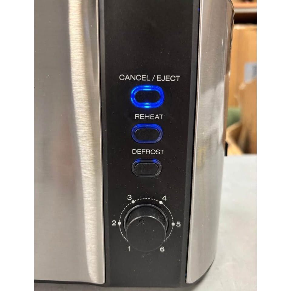 Elite Gourmet ECT-3100 4-Slice Long Slot Toaster | Extra Wide Slots for Bagels, Sourdough & Texas To