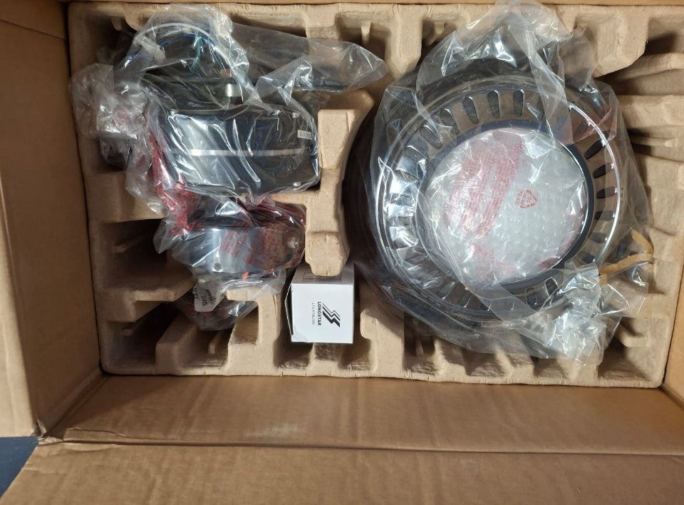 Open Box Hampton Bay Hugger 52 in. LED Indoor Black Ceiling Fan with Light Kit