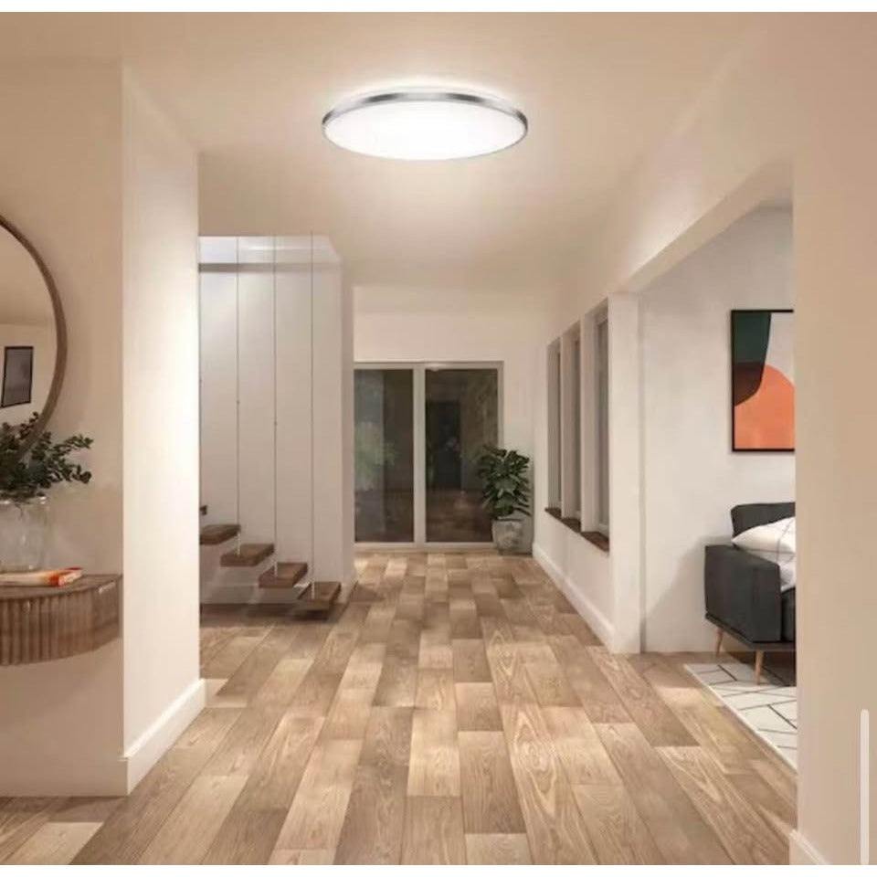 Artika Europa 21 in.LED 3CCT Flush Mount Ceiling Light with Night Light Preset and Remote Inc