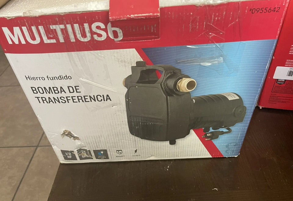*NEW* Utilitech 0.5-HP Cast Iron Electric Utility Pump (0955642)