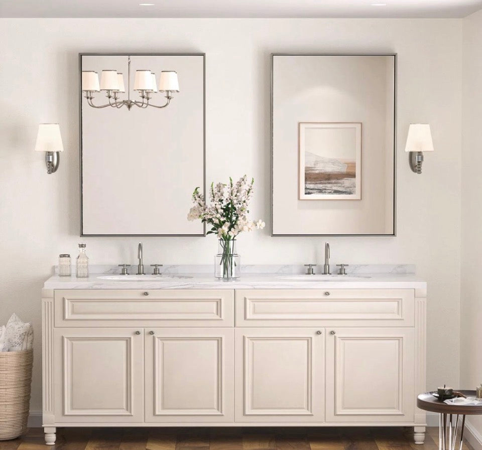 OPEN BOX NEW Stemn 1.6" Thick Bathroom/Vanity Accent Mirror