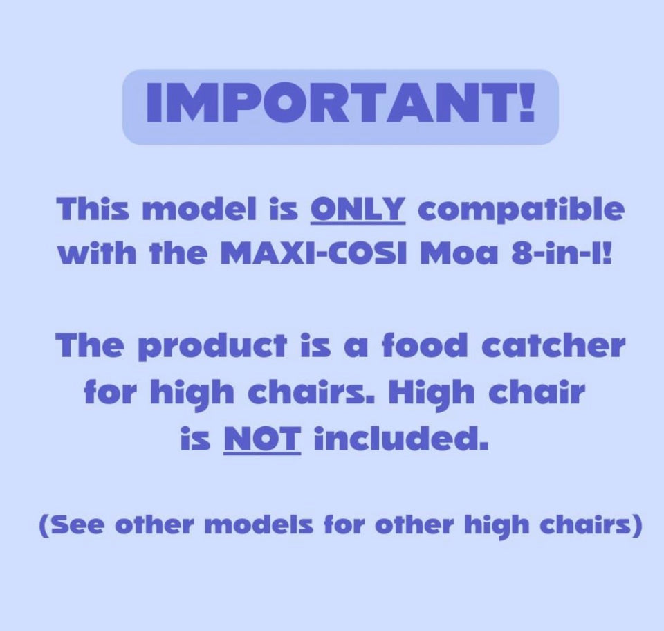 Open box CATCHY - Food Catcher - Compatible with Maxi-COSI Moa 8-in-1 High Chair + 11 Other High Chairs - Highchair Sold Separately - Baby & Toddler F
