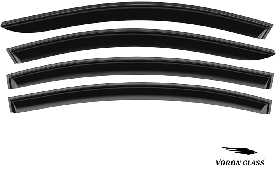 Open Box Voron Glass Tape-on Extra Durable Rain Guards for Ford Bronco Sport 2021-2024, Window Deflectors, Vent Window Visors, 4 Pieces - 100491