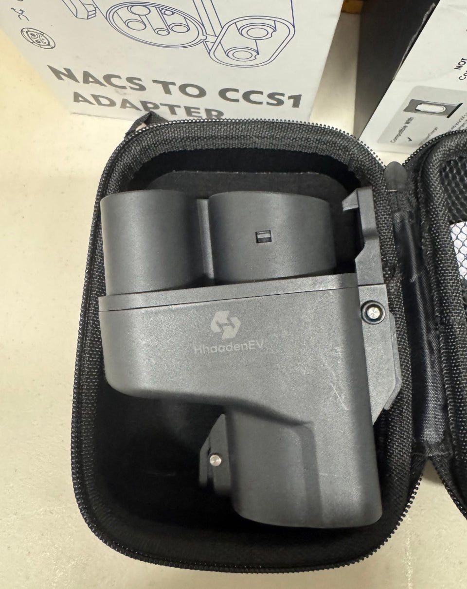 Open Box New H HhaadenEV NACS to CCS1 Charging Adapter for Tesla Supercharger, Fast Chargi