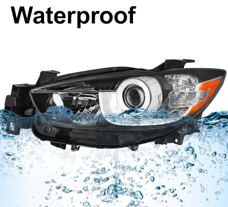 Open Box Daume Headlight Assembly Halogen Type Compatible With 2013- 2016 Mazda CX-5 2013 Mazda CX-5 2014 Mazda CX-5 2015 Mazda CX-5 2016 Mazda CX-5 H