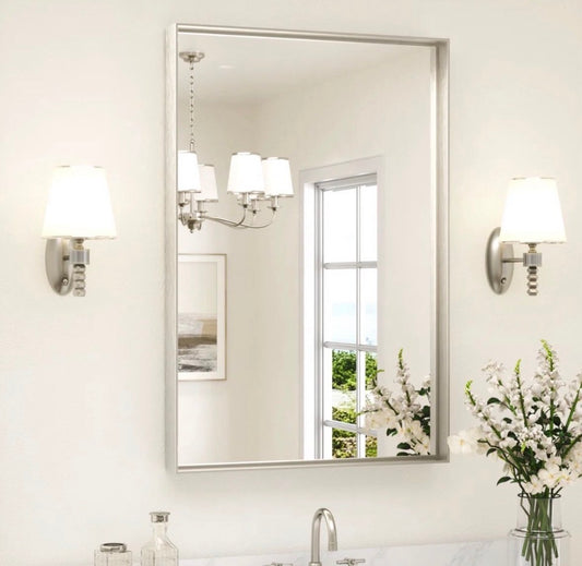 OPEN BOX NEW Stemn 1.6" Thick Bathroom/Vanity Accent Mirror