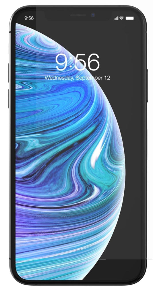 ZAGG InvisibleShield Glass+ tempered glass screen protector for Apple iPhone XS/X with impact and scratch protection, high-definition clarity, and reinforced edges