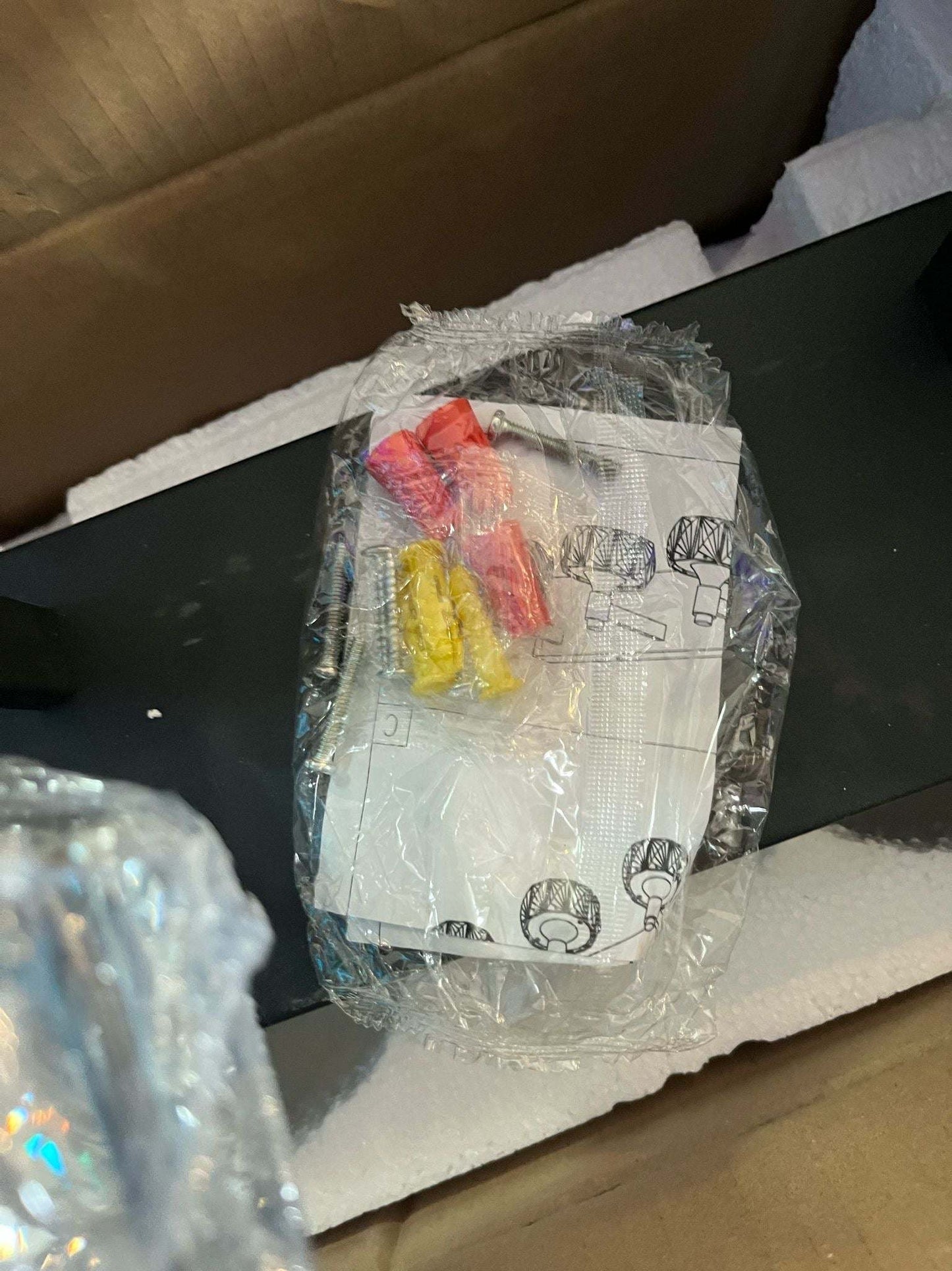 Brknit 4-Light Black Crystal Bathroom Vanity Light Fixtures Over Mirror Modern Dimmable LED Wall Lights for Bathroom