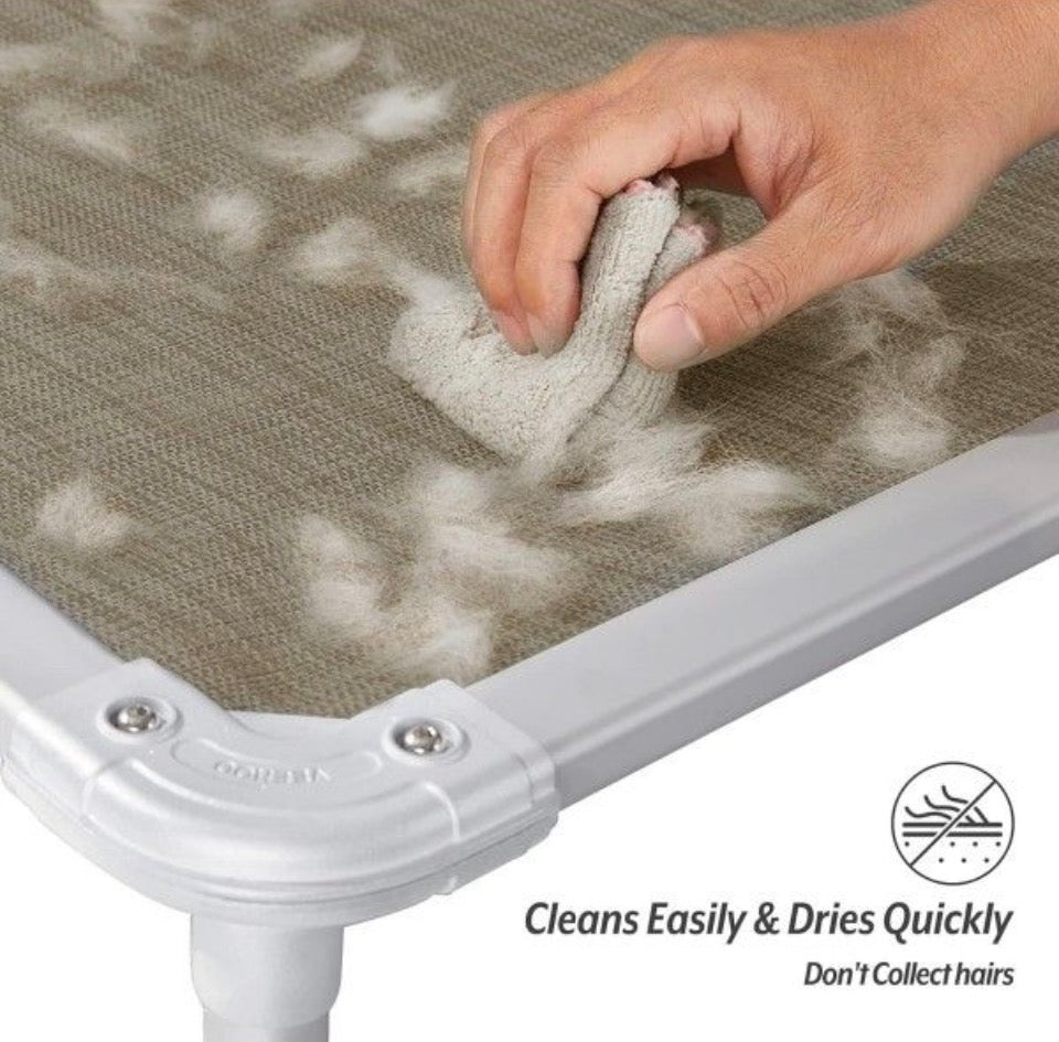 Open Box Veehoo Dog Bed Cover for CWC2002, CWC2003, CWC2203A, CWC2203B, Size L, Beige Coffee