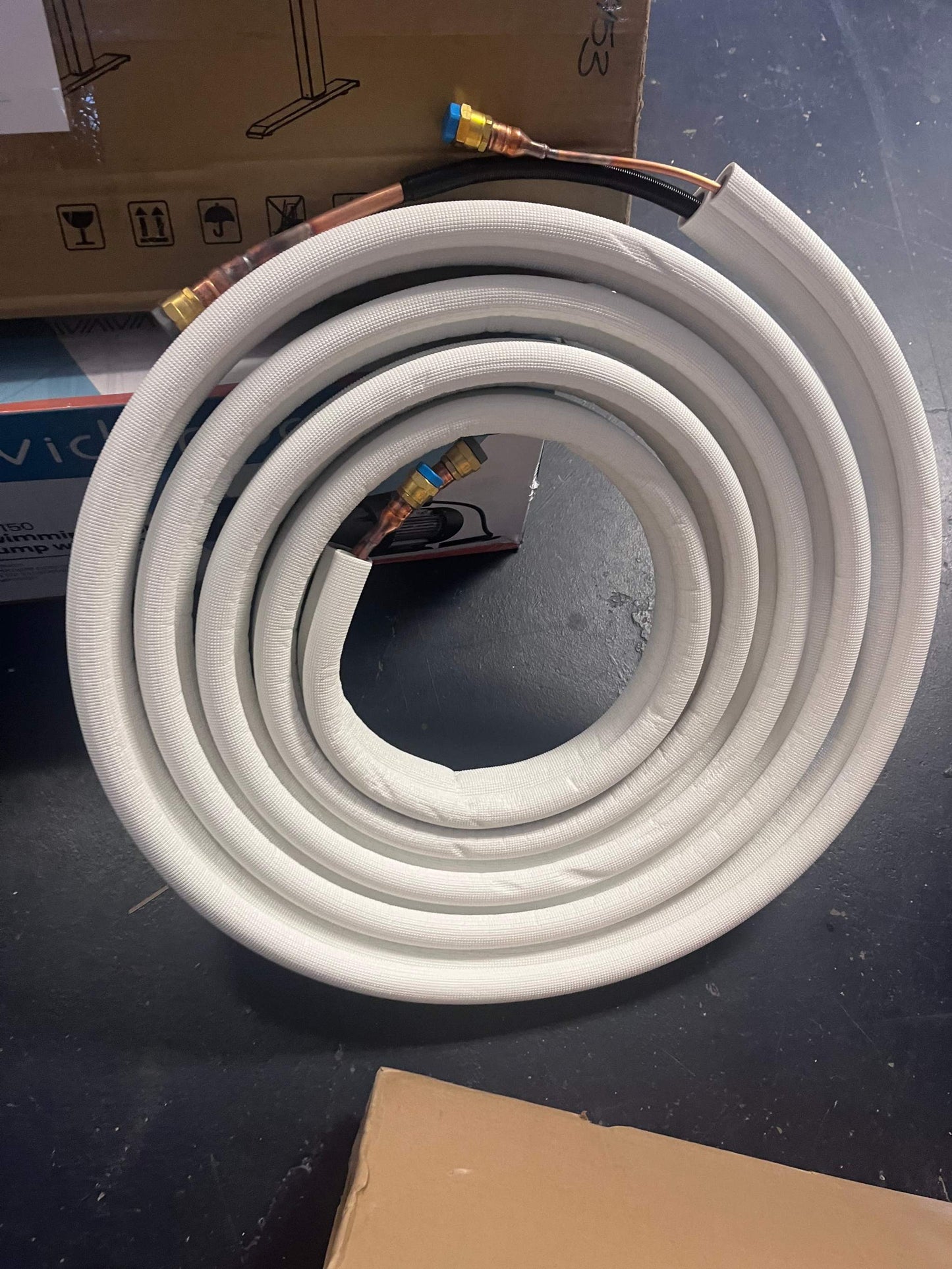 Open Box MRCOOL 25 ft. 1/4 in. x 1/2 in. Line Set for DIY 9K, 12K and 18K