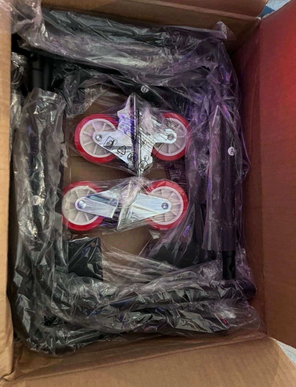 OPEN BOX NEW Hoctieon Large Laundry Cart with Wheels, 400L Heavy Duty Laundry Basket Organizer, Rolling Hamper Sorter for Clothes Storage, Industrial