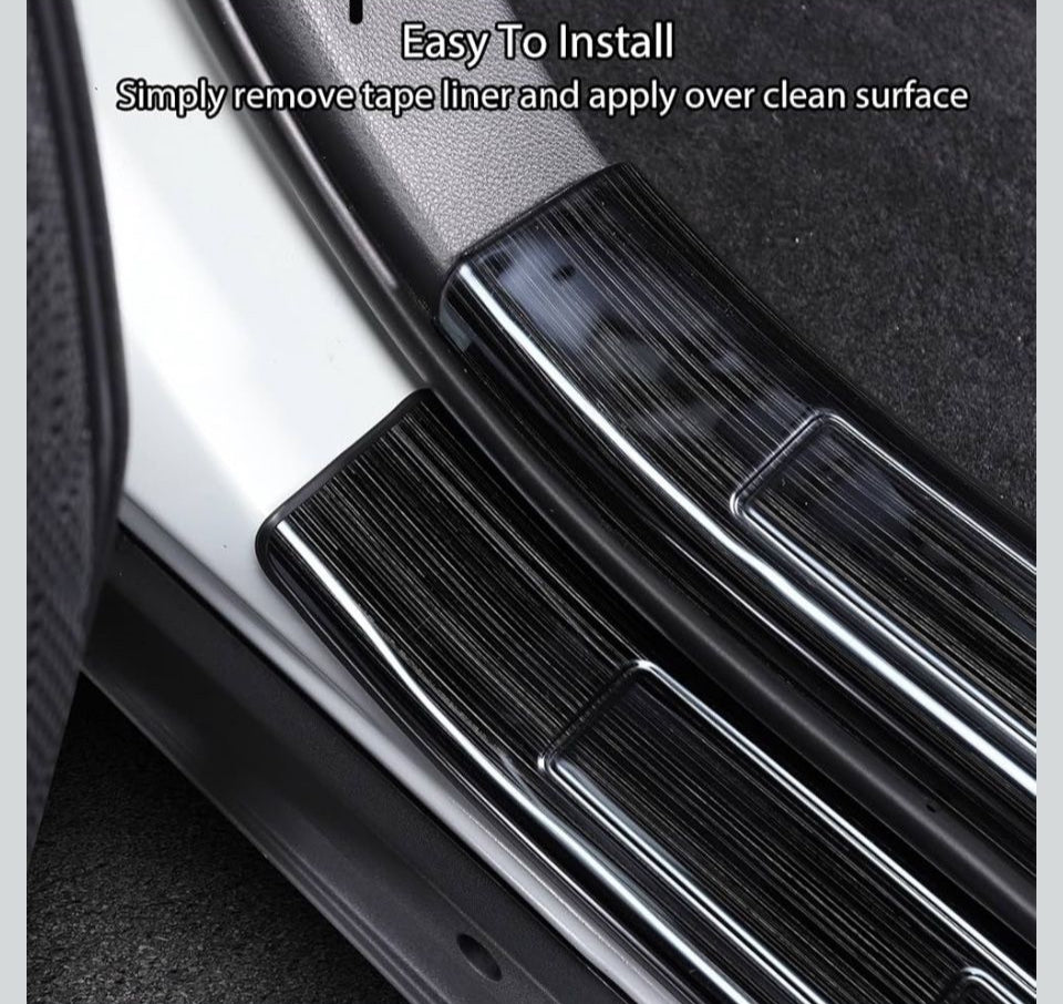 Open Box YAKANEY for Toyota RAV4 2025 2024 2023 Door Sill Protector Cover, Stainless Steel Outer Door Entry Guard Plate Fit for RAV-4 2022 2021 2020 2