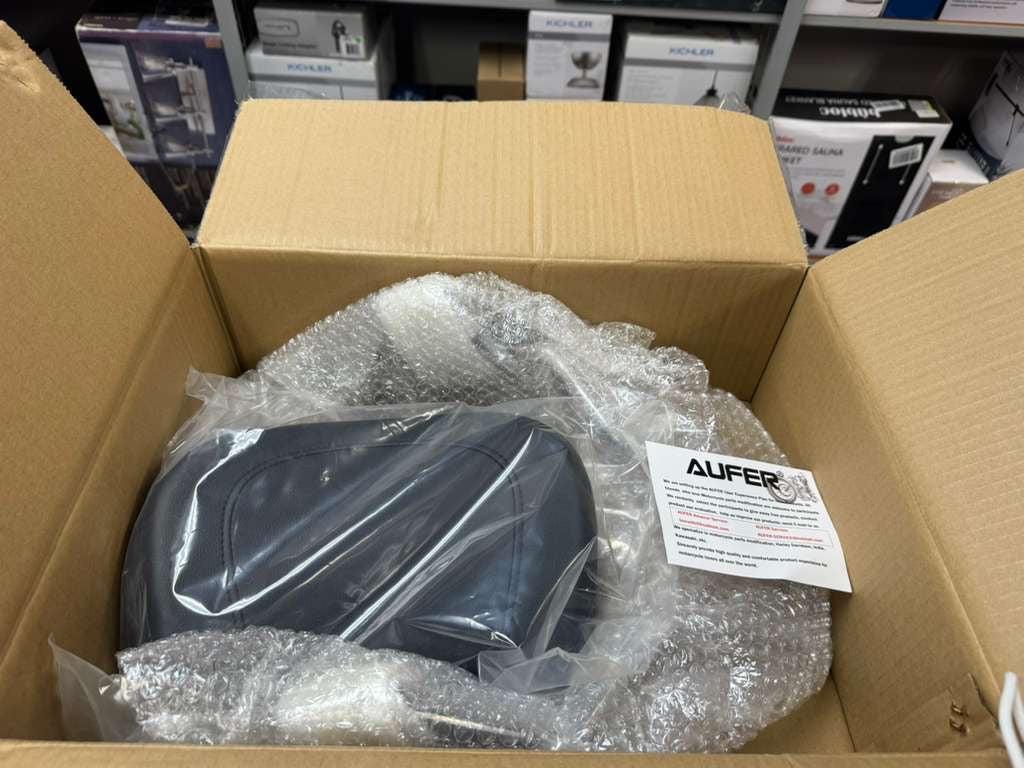 Open Box AUFER Detachable Backrest Sissy Bar Upright Passenger Backrest With Back Rest Pad Compatible With For Touring Road King Street Glide Electra