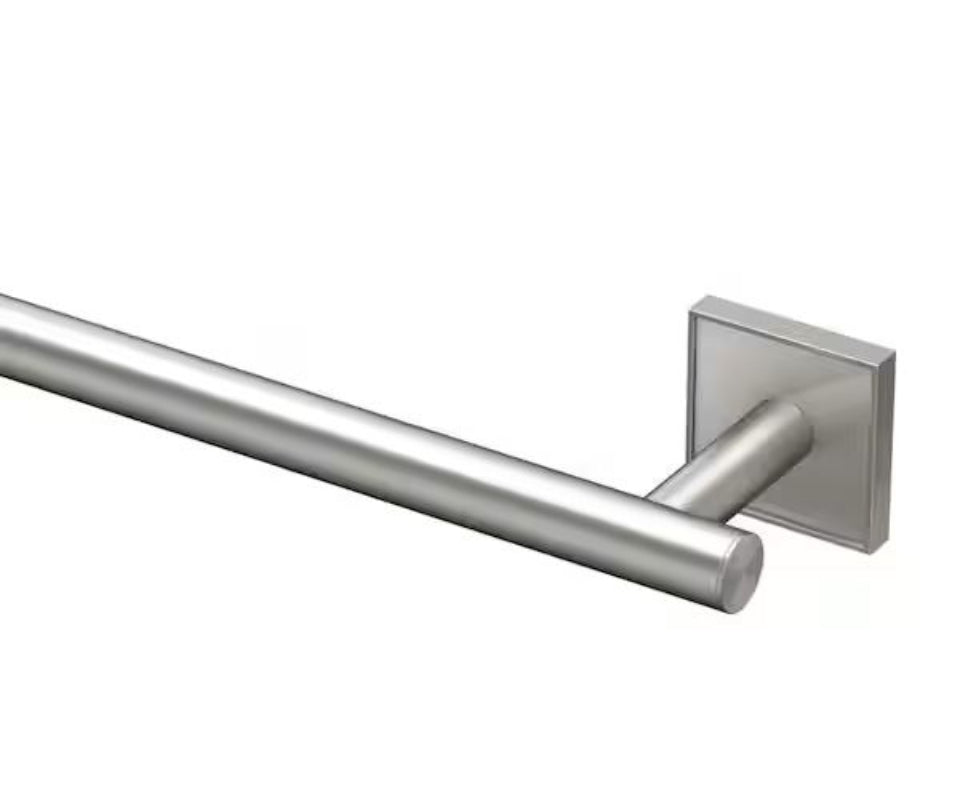 Open Box Gatco Mode 24 in. Wall Mounted Towel Bar in Satin Nickel