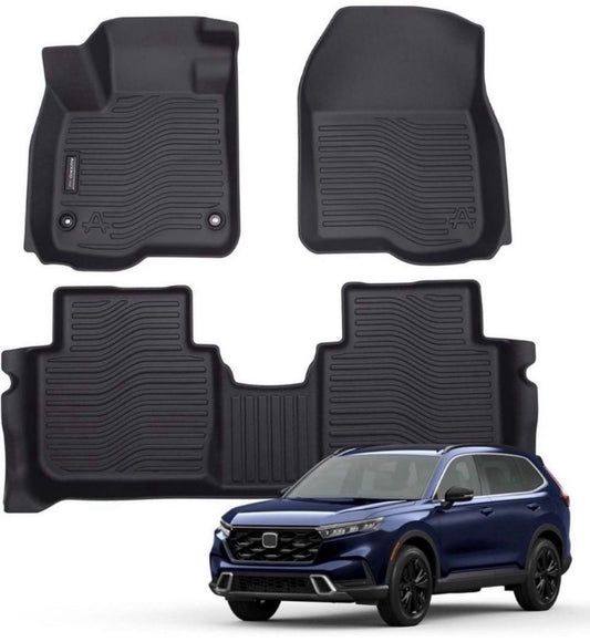 Open Box New Auxko Car All Weather Floor Mats Fits for Honda CR-V 2023 2024 2025 (Include Hybrid) TPE Rubber Liners Accessory for Honda CRV 2023-2025