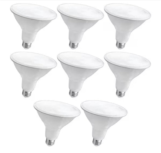 Viribright 100-Watt Equivalent PAR38 Dimmable LED Flood Light Bulbs 8-Pack Daylight 6500K