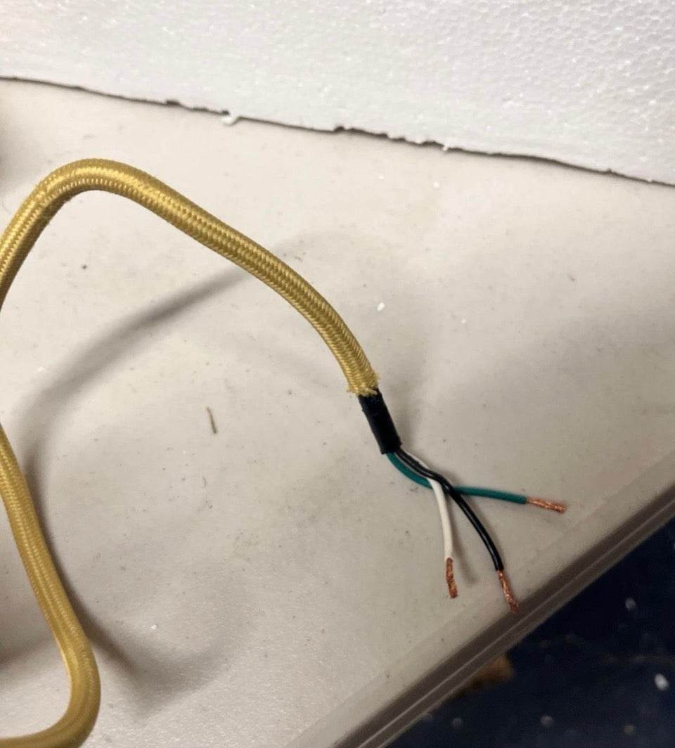 Open Box 3-Arm Chandelier Brass: Adjustable Height, ETL Listed, Metal Body - Threshold™