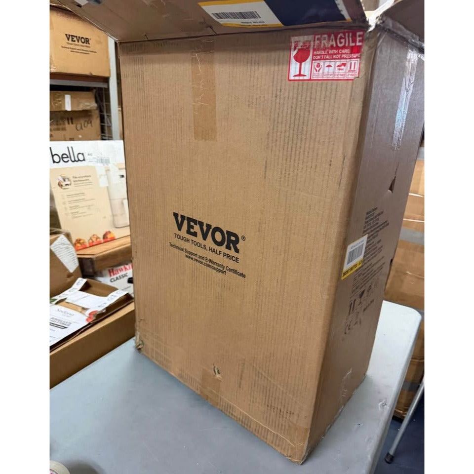 VEVOR Electrical Enclosure 24 in. x 16 in. x 10in. NEMA 4X Carbon Steel Reinforced Lock and Hinge El