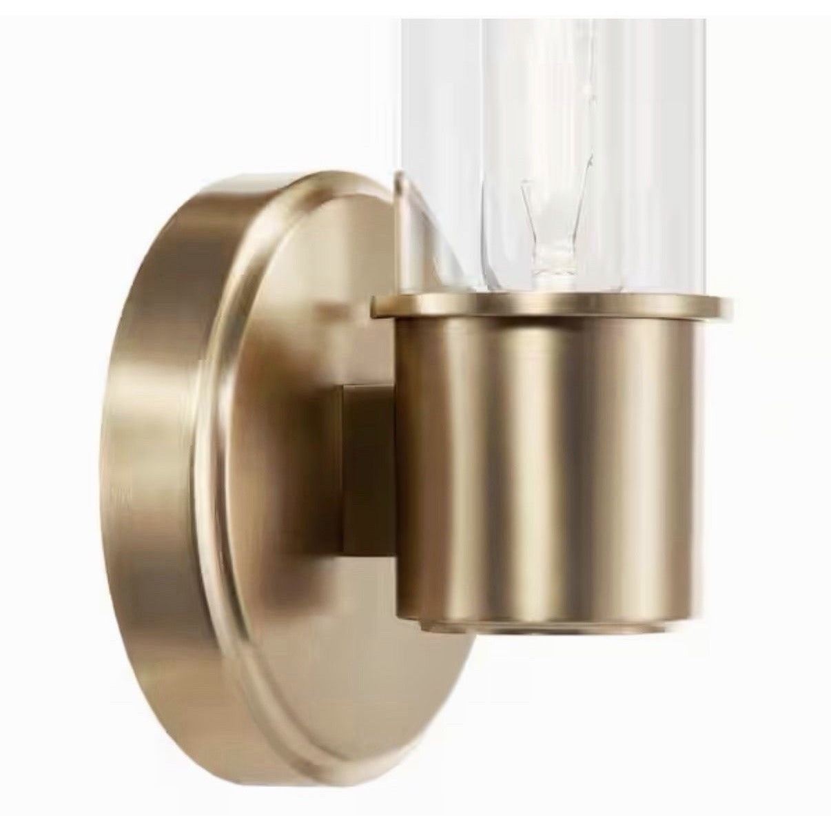 Kichler Aviv 1-Light Wall Sconce, Modern Light with Clear Glass