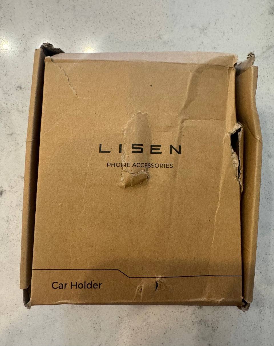 LISEN Phone Mount for Car Vent [Never Blocking] 360 Rotatable Car Phone Holder Mount Air Vent Clip Hands Free Cellphone Car Mount for iPhone 16 Pro Max Plus 16e 15 14 13 Samsung Android, Black