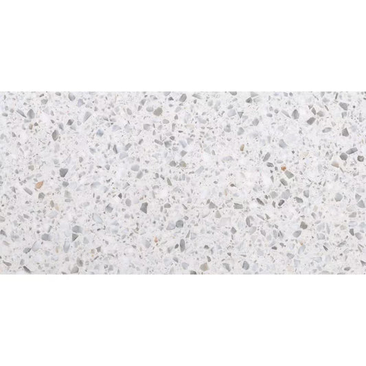 Open Box  EMSER TILE Terazio Bianco Matte 11.81 in. x 23.62 in. Porcelain Floor and Wall Tile (11.628 sq. ft./Case
