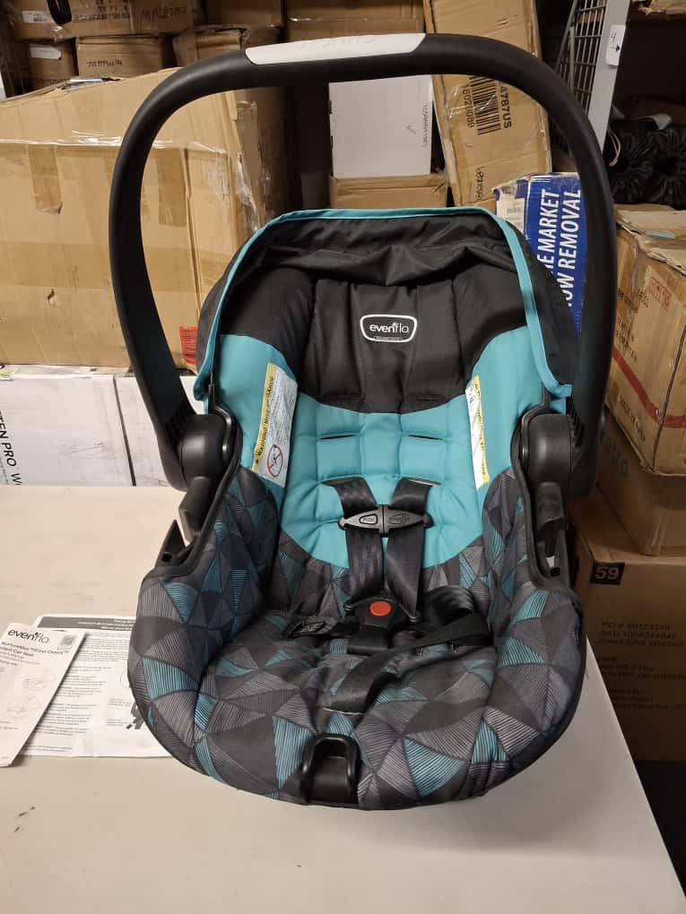 Open Box Evenflo NurtureMax Infant Car Seat (Dallas Blue)