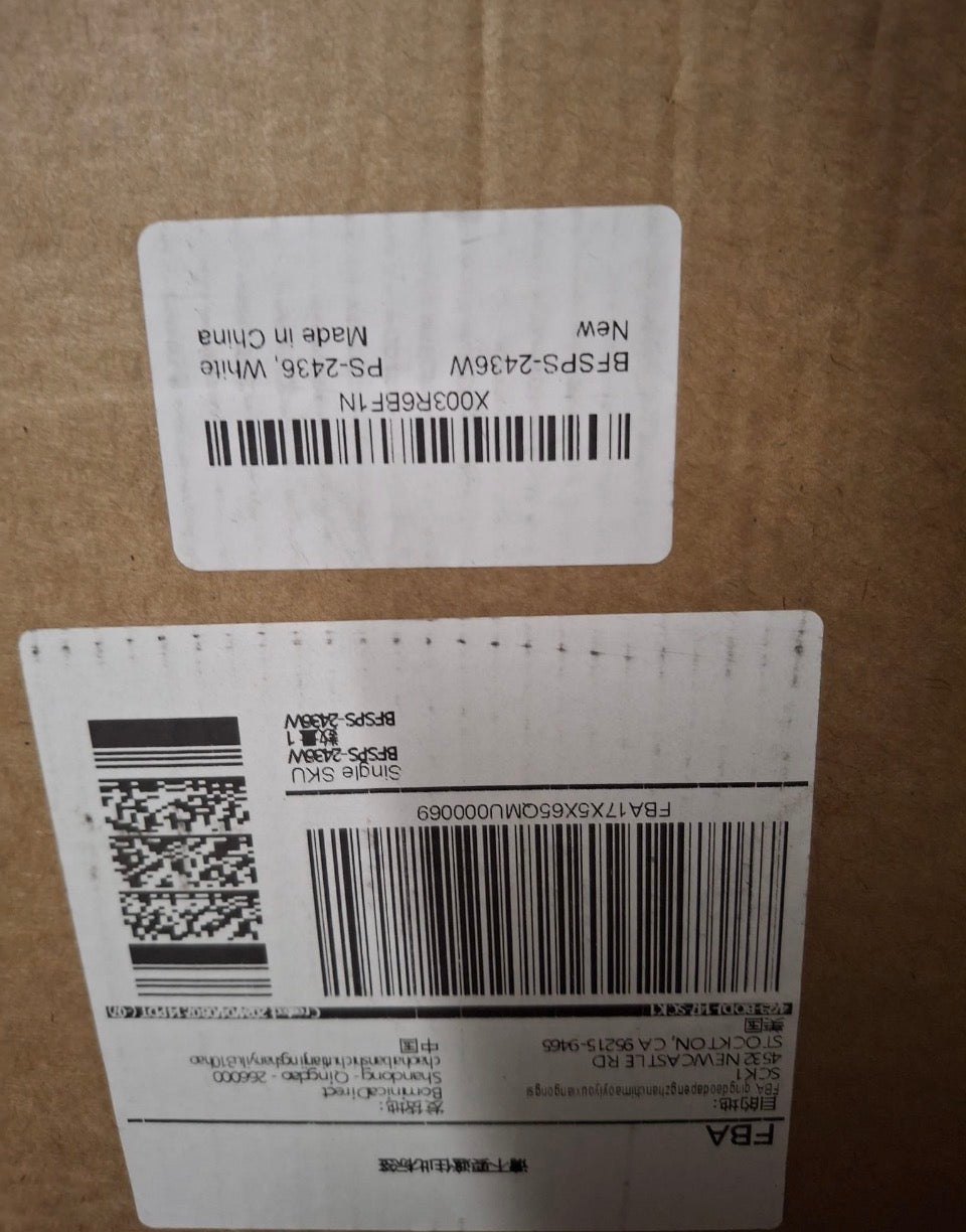 BOMINICA Rectangular Wall Mirror 24" x 36" Bathroom Mirror Framed Wall Mirror for Living Room, Vanity, White