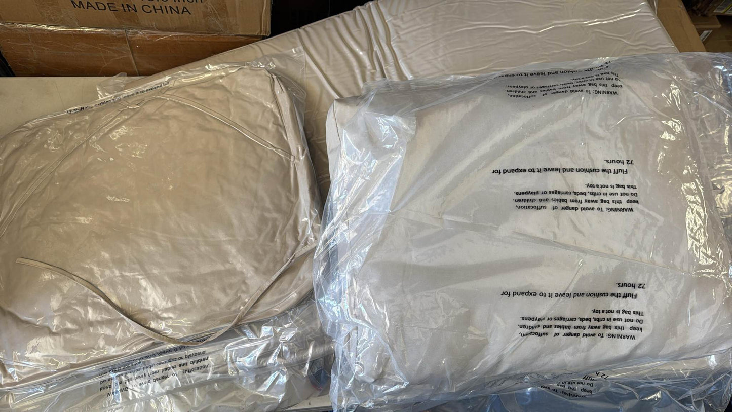 "Ebern Designs Wynee Outdoor 5"" Loveseat Cushions Bench Seat / Back Cushion, Only Cushions"