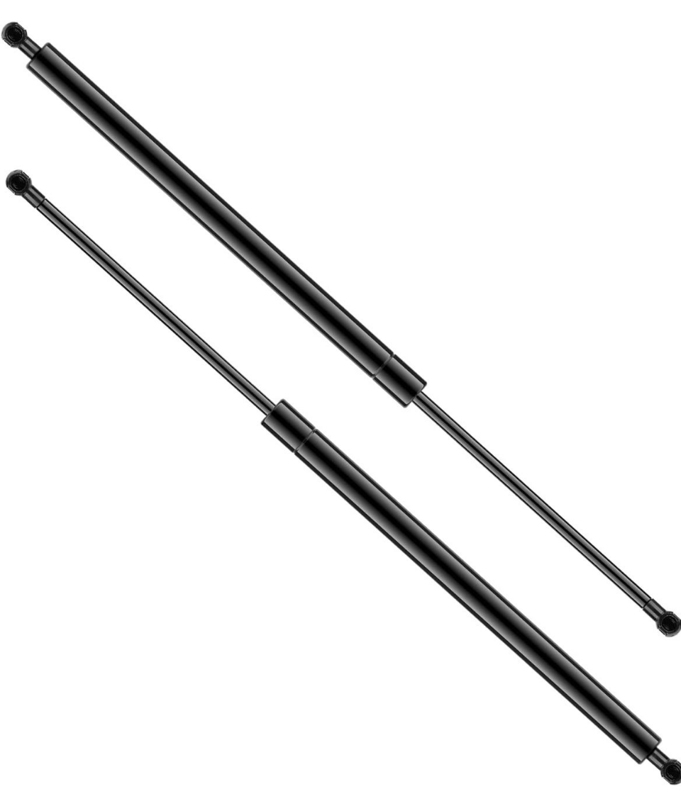 Open box TADAMARK rear hatch liftgate lift supports struts shocks gas springs for 2007-2014 Escalade Chevrolet Suburban Tahoe GMC Yukon, black, 22.7 inches extended length