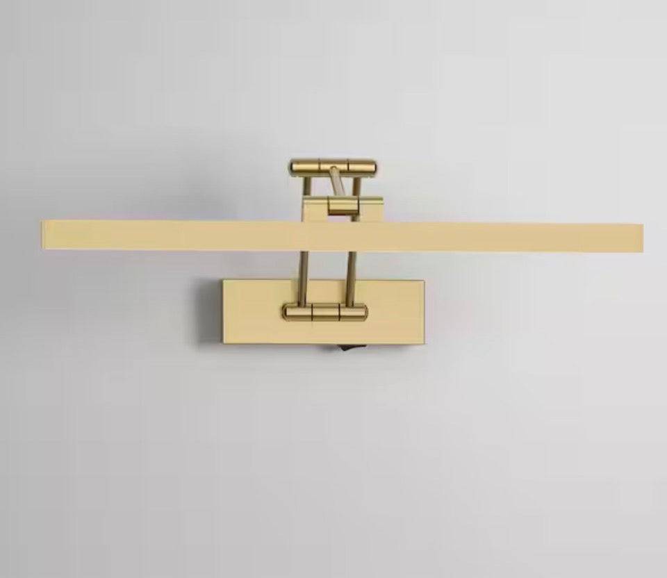 Jusheng Brass 16 in. LED Picture Light with Remote Control Dimmable and Swivel
