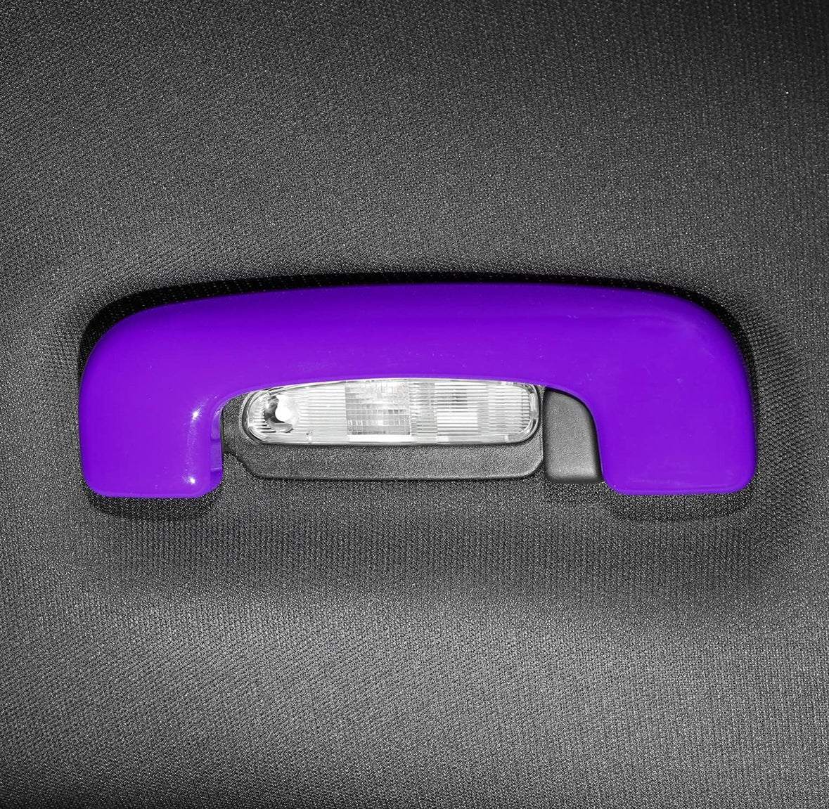 Voodonala for Charger Roof Top Handle Roof Grab Handle Cover Trim for 2015-2024 Dodge Charger Interior Accessories, ABS Purple 4pcs