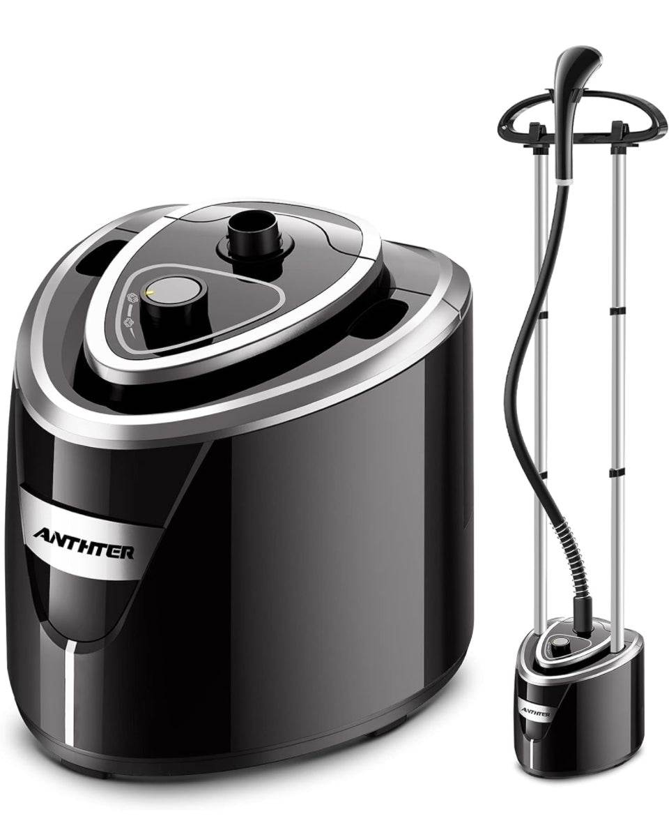 Anthter professional steamer for clothes 1500W powerful garment steamer with fast heat-up and continuous wrinkle removal steam