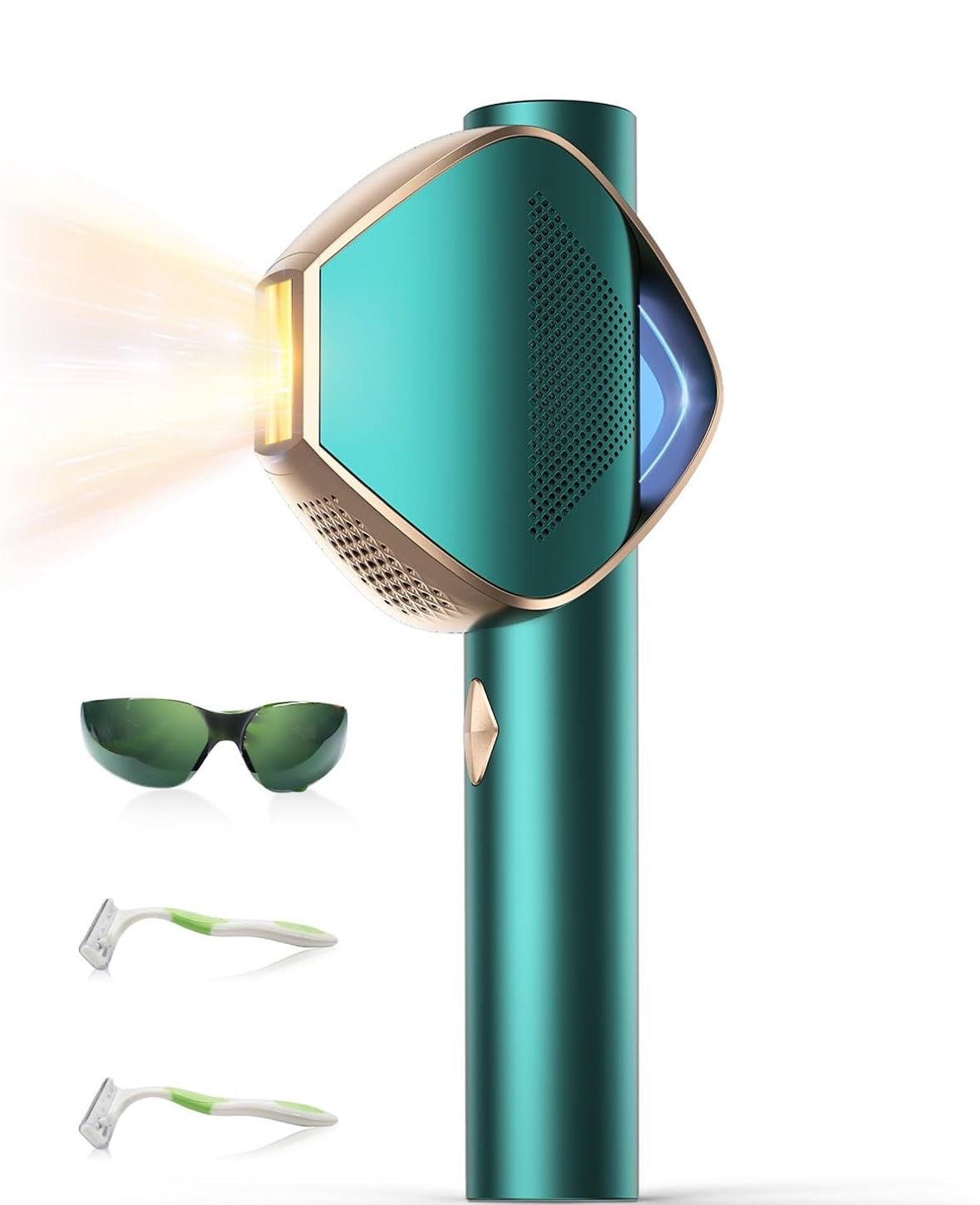 LUBEX Laser Hair Removal Device with IGBT Technology, IPL Hair Remover for Men and Women with Accessories