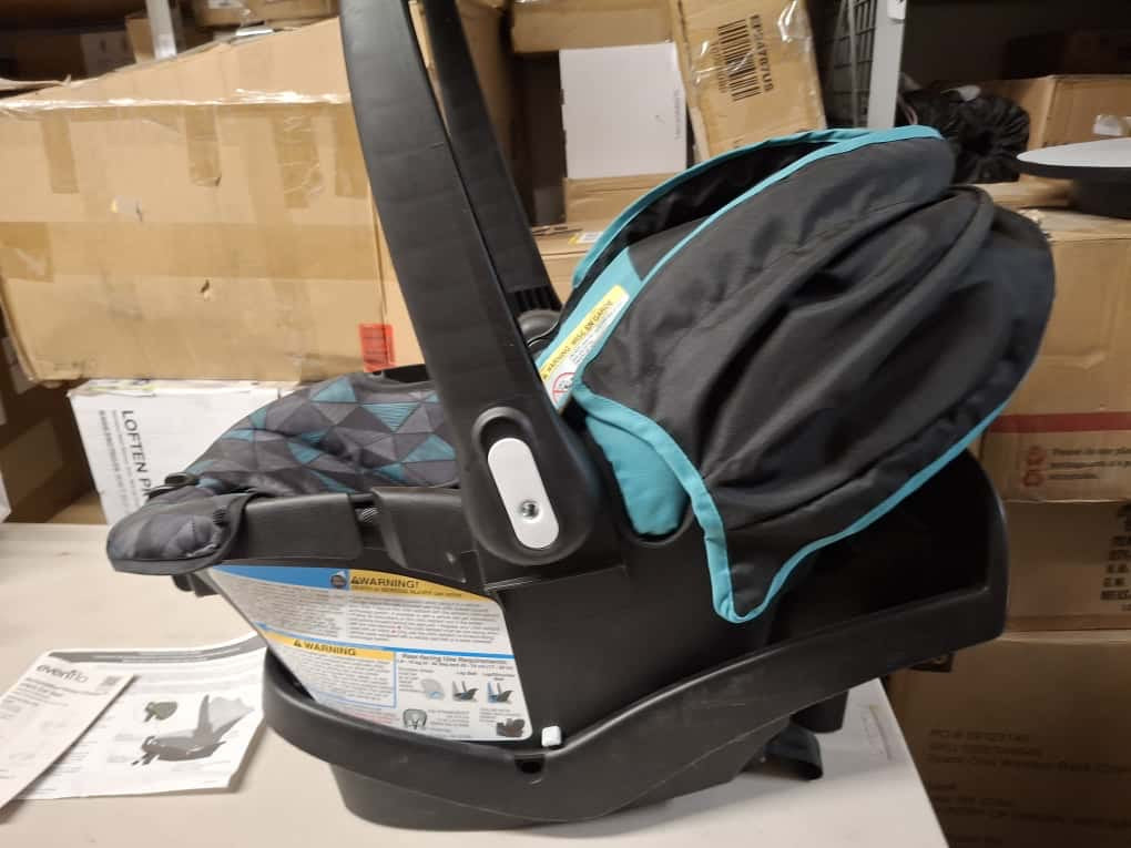Open Box Evenflo NurtureMax Infant Car Seat (Dallas Blue)