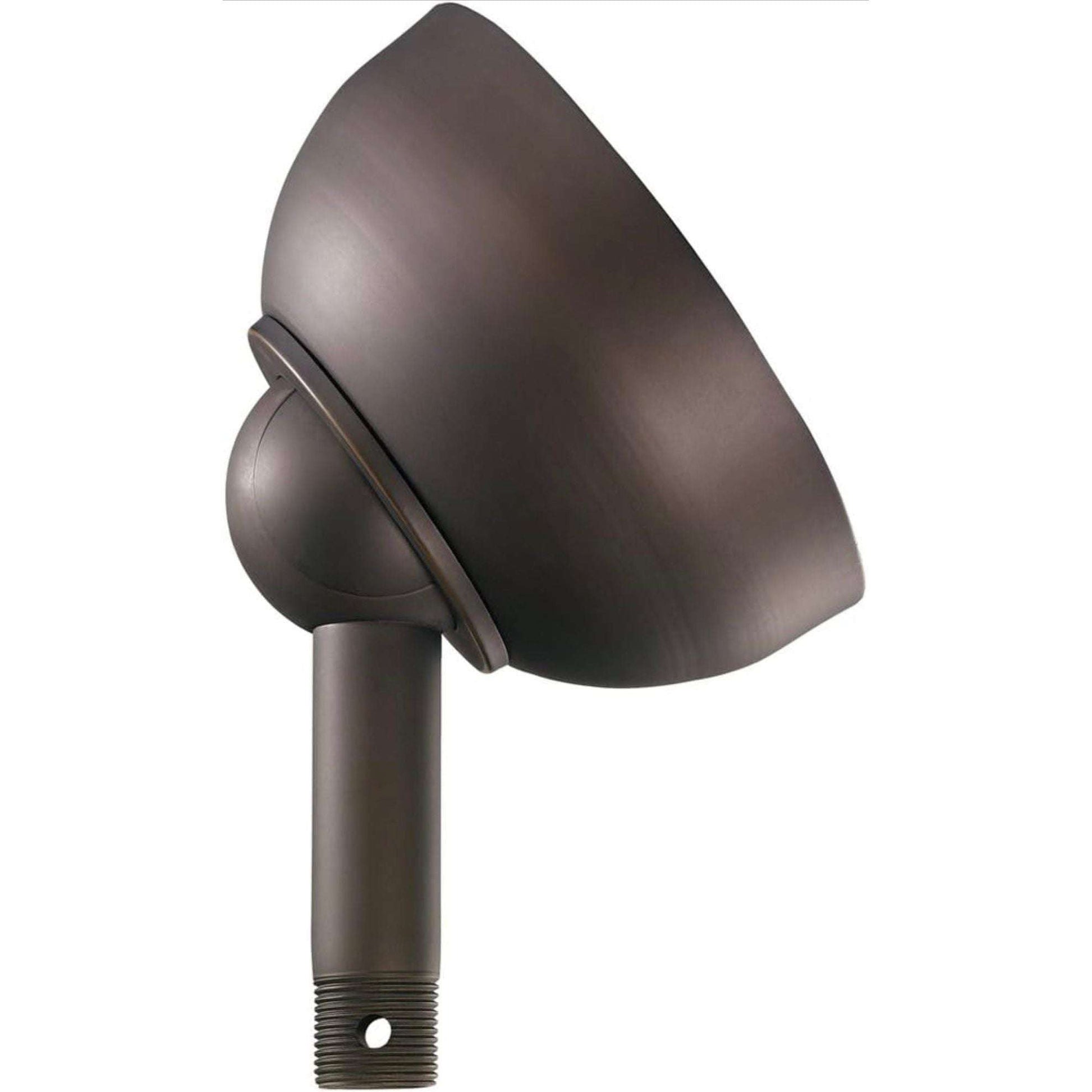 Kichler 337005TZG accessory slope adapter in tannery bronze with gold accent for sloped ceilings.