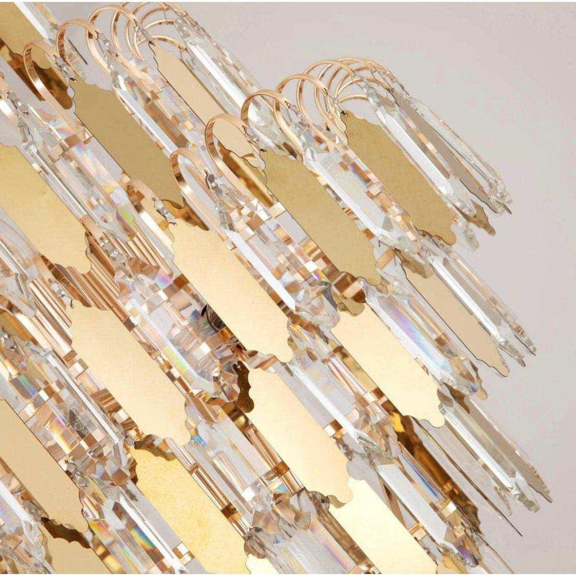SNNXND Gold Crystal Chandelier Light Fixture 23 - Selzalot