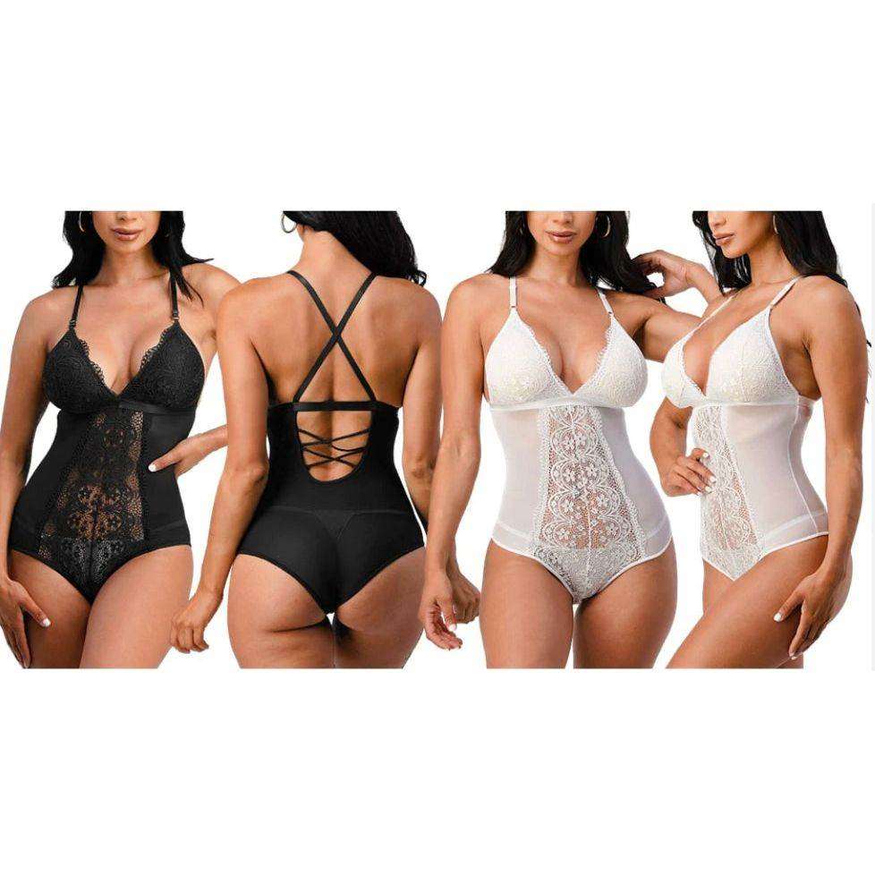 LACE BRALETTE BODYSUIT SIZE - Selzalot