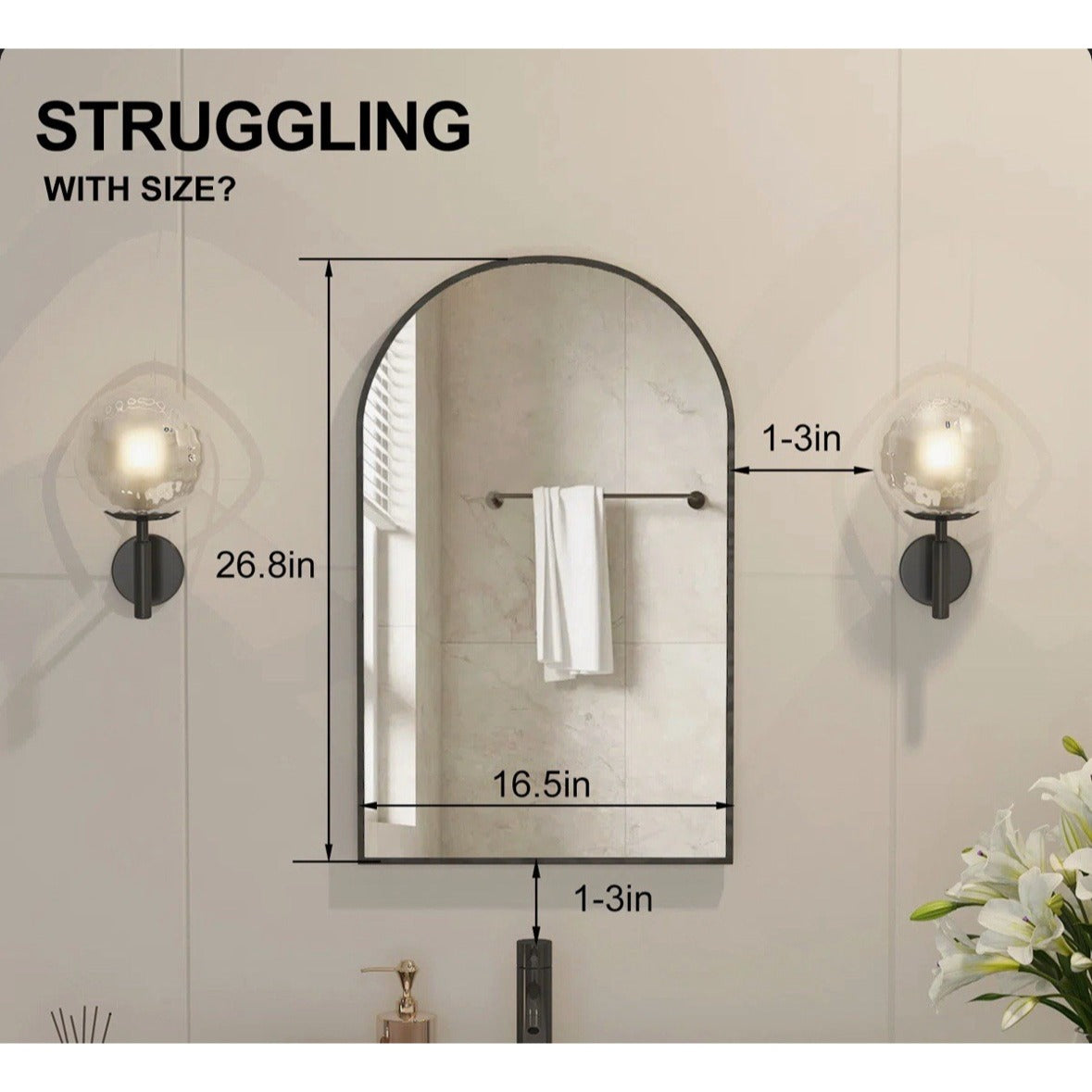 Poulton W H Frameless Medicine Cabinet Mirror 4 Adjustable