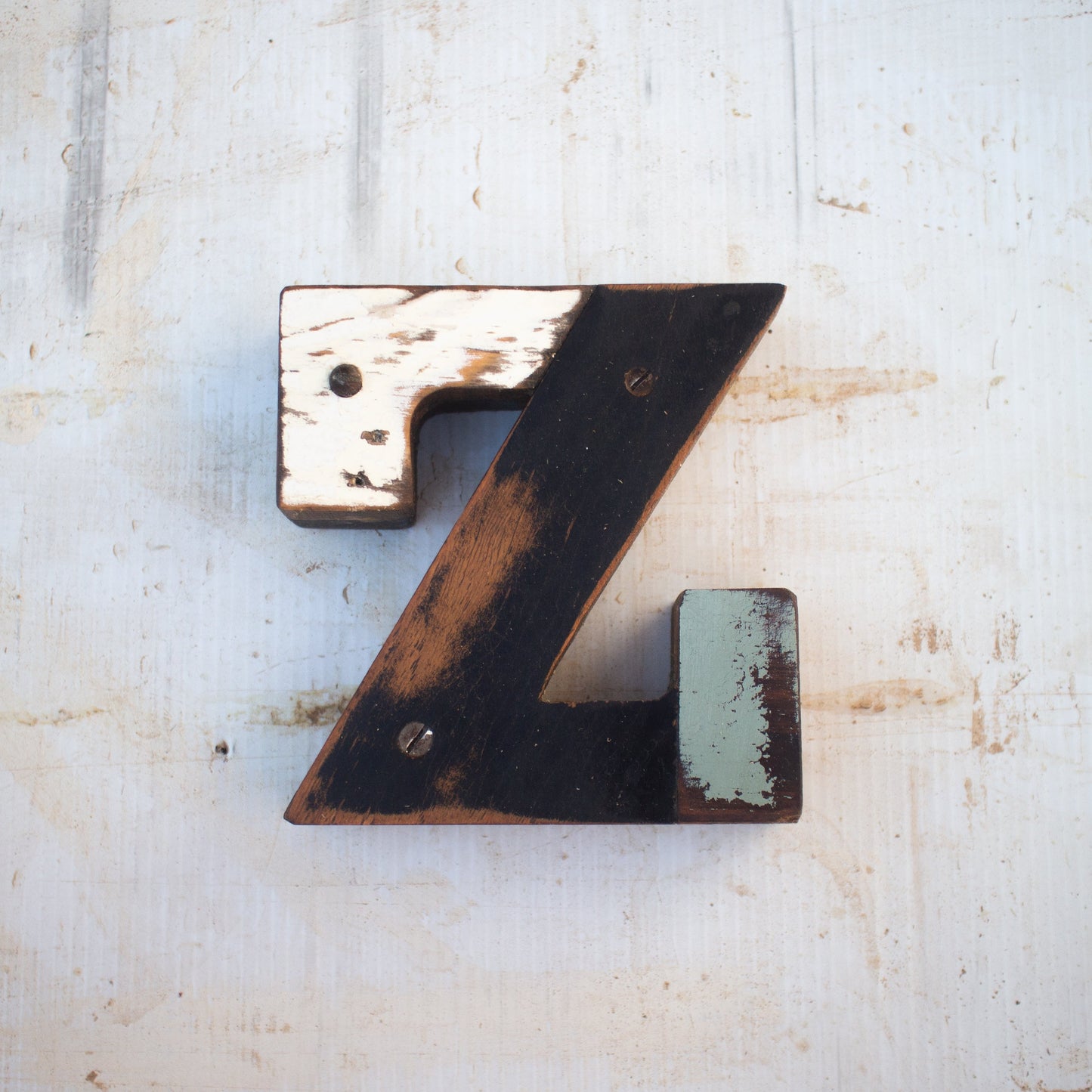 Reclaimed Wooden Letters