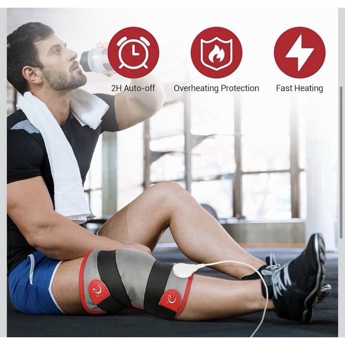 Leg Heating Pad Wearable Heat Pad  for Leg and Calf Electric Heat Wrap SMALL